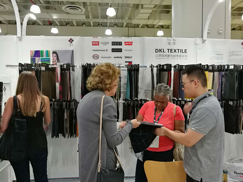 China Textile and garment trade New York Exhibition on July 15, 2017